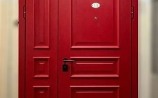 двустворчатая стальная дверь для квартиры